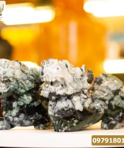 Cặp Tỳ Hưu Ngọc Phỉ Thúy (Ngọc Jadeite) - 15,6kg - M2318