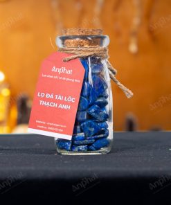 Lọ Đá Tài Lộc Lapis Xanh Vụn Bóng 008-024L04-1020