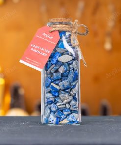 Lọ Đá Tài Lộc Lapis Xanh Vụn Bóng 008-024L10-1020