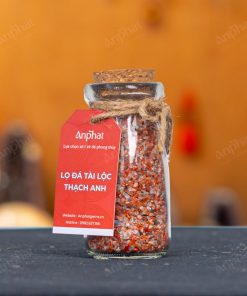 Lọ Đá Tài Lộc Mã Não Đỏ Vụn Mini 008-030L06-25