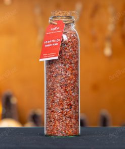 Lọ Đá Tài Lộc Mã Não Đỏ Vụn Mini 008-030L09-25