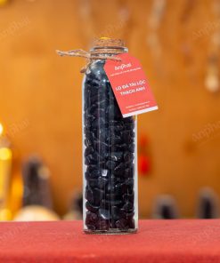 Lọ Đá Tài Lộc Obidian Đen Vụn Bóng 008-064L07-1020