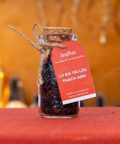 Lọ Đá Tài Lộc Obsidian Đen Vụn Mini 008-064L06-25