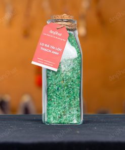 Lọ Đá Tài Lộc Thạch Anh Xanh Vụn Mini 008-093L12-25