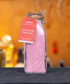 Lọ Đá Tài Lộc Thạch Anh Hồng Vụn Mini 008-076L12-25