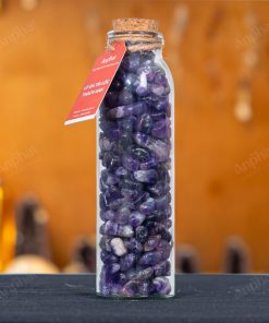 Lọ Đá Tài Lộc Thạch Anh Tím Vụn Bóng 008-079L07-1020