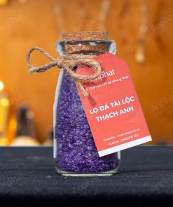 Lọ Đá Tài Lộc Thạch Anh Tím Vụn Mini 008-079L06-25