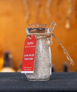 Lọ Đá Tài Lộc Thạch Anh Trắng Vụn Mini 008-087L06-25