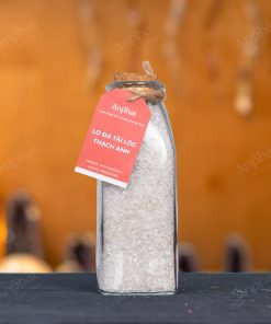 Lọ Đá Tài Lộc Thạch Anh Trắng Vụn Mini 008-087L12-25