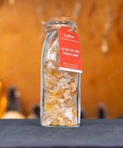 Lọ Đá Tài Lộc Thạch Anh Vàng Vụn Bóng 008-091L10-1020