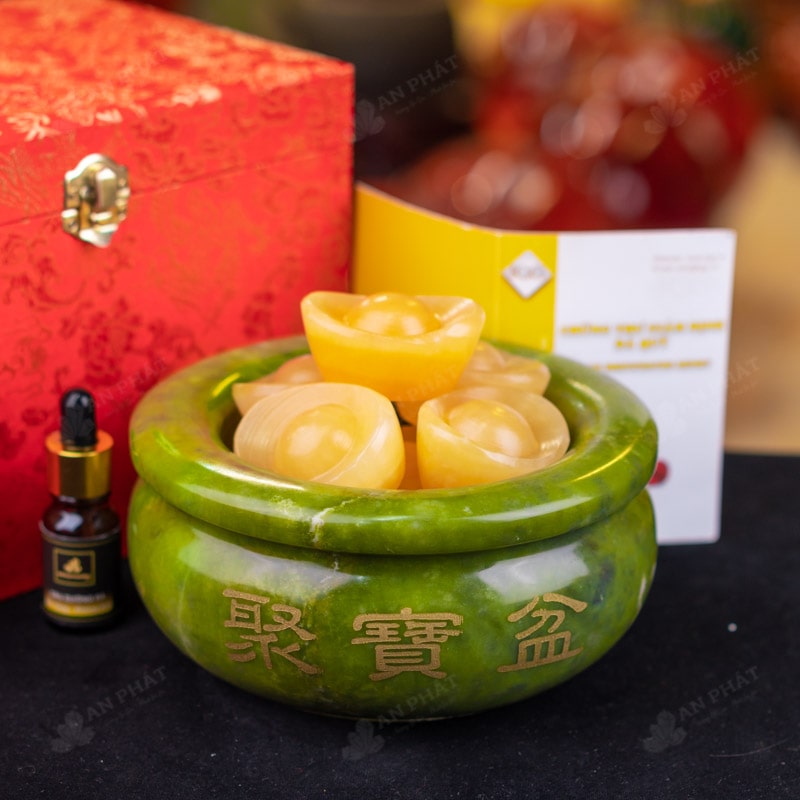 Một số vật phẩm phong thủy được chế tác từ đá Serpentine