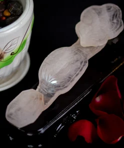 Gậy Như Ý Thạch Anh Hồng - 18cm - M0443