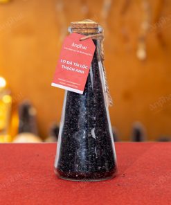 Lọ Đá Tài Lộc Obsidian Đen Vụn Mini 008-064L03-25