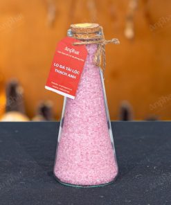 Lọ Đá Tài Lộc Thạch Anh Hồng Vụn Mini 008-076L03-25