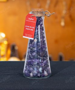 Lọ Đá Tài Lộc Thạch Anh Tím Vụn Bóng 008-079L01-1020