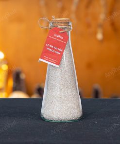 Lọ Đá Tài Lộc Thạch Anh Trắng Vụn Mini 008-087L03-25