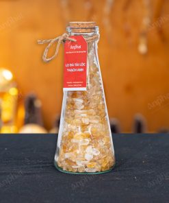 Lọ Đá Tài Lộc Thạch Anh Vàng Vụn Bóng 008-091L01-1020