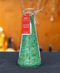 Lọ Đá Tài Lộc Thạch Anh Xanh Vụn Mini 008-093L03-25