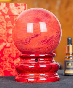 Quả Cầu Đá Núi Lửa Đỏ 2A 0,89kg 011-0592A-0.89