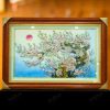 Tranh Đá Quý Cây Đào 3D - M1330