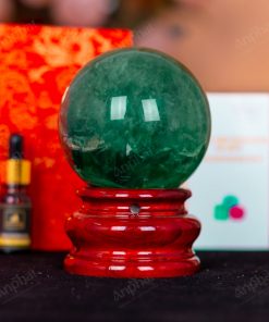 Quả Cầu Fluorite Xanh 4A 1,29kg 02-1879-1.29