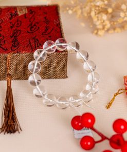 Vòng Tay Thạch Anh Trắng 1A 14 Ly 079-0871A-14