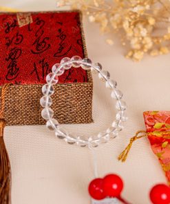 Vòng Tay Thạch Anh Trắng 1A 8 Ly 079-0871A-8