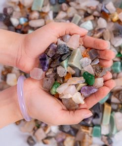 Đá Thạch Anh Ngũ Sắc Vụn Thô 4A 003-0784A-12