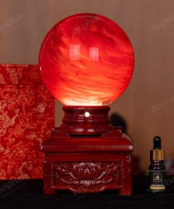 Quả Cầu Đá Núi Lửa Đỏ 6A 3,22kg 011-0596A-3.22