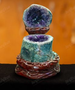 Bát Tụ Bảo Thạch Anh Tím 3A 40,62kg 028-0793A-40.62