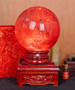 Quả Cầu Đá Núi Lửa Đỏ 6A 6,58kg 011-0596A-6.58