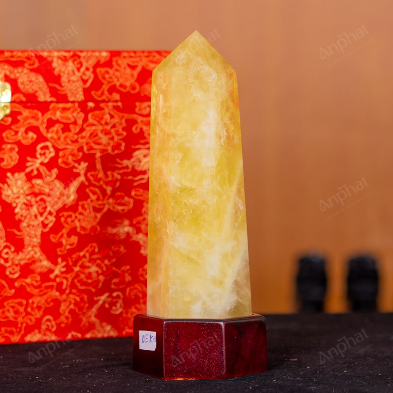 Trụ Thạch Anh Vàng 1B 0,67kg 026-0911B-0.76
