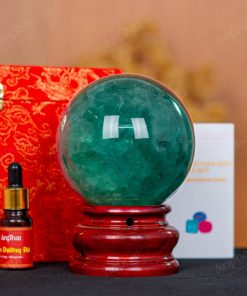 Quả Cầu Fluorite Xanh 5A 1,88kg 011-0135A-1,88