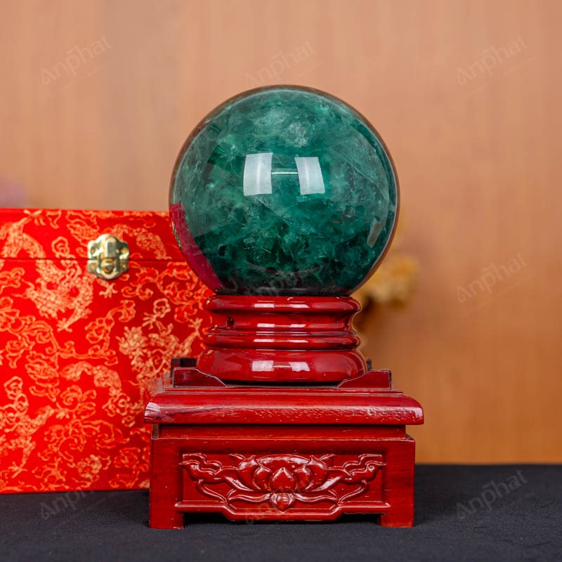Quả Cầu Fluorite Xanh 5A 4,67kg 011-0135A-4,67