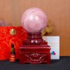 Quả Cầu Thạch Anh Hồng 4A 2,27kg 011-0764A-2,27
