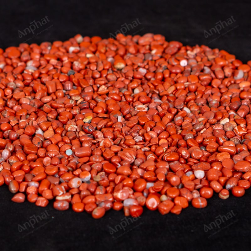 Đá Ngọc Bích Đỏ Vụn Bóng 1A 001-0481A-1020
