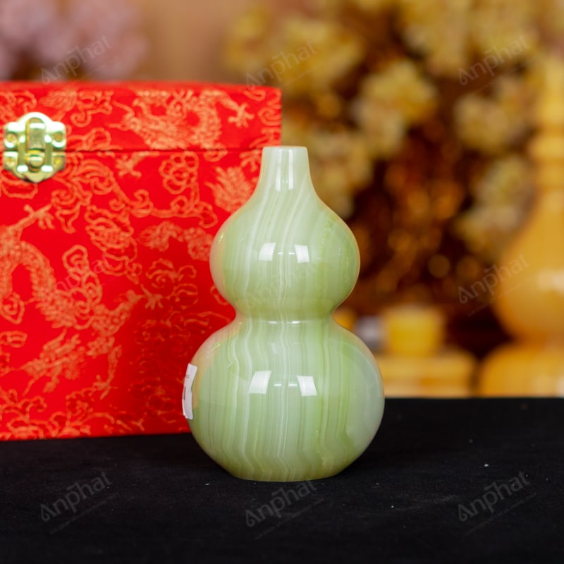 Hồ Lô Onyx Xanh 1A 16cm 035-0541A-14