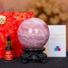 Quả Cầu Thạch Anh Hồng 4A 1,45kg 012-0764A-1,45