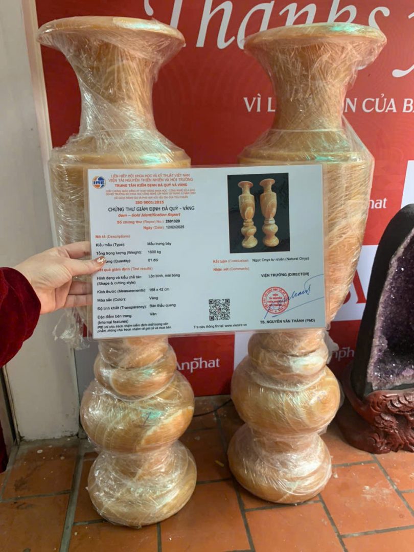 Giấy kiểm định đá chính là bằng chứng tin cậy khẳng định uy tín thương hiệu và chất lượng đá