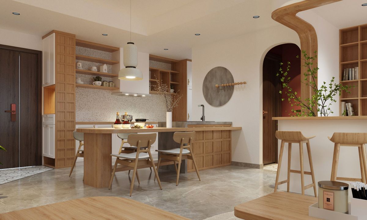 Đặt bếp tọa hung hướng cát, tránh gần nhà vệ sinh và trung tâm nhà, ưu tiên nơi thông thoáng sáng sủa