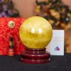 Quả Cầu Thạch Anh Vàng 5A Có Sao 3,08kg 012-0915A-3,08