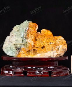 Bồng Lai Tiên Cảnh Ngọc Serpentine 40cm 072-071T15-40