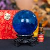 Quả Cầu Đá Núi Lửa Xanh Biển 3A 1,53kg 011-0623A-1,53