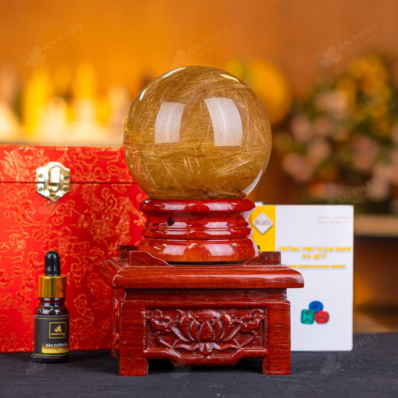 Quả cầu phong thủy – biểu tượng may mắn giúp doanh nhân tăng tài lộc, tập trung và giữ vững tinh thần