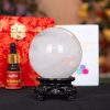Quả Cầu Thạch Anh Trắng Trong 4A 0,68kg 011-0894A-0,68