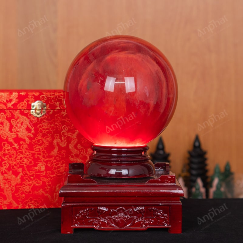 Quả Cầu Đá Núi Lửa Đỏ 3A 8,56kg 011-0593A-8,56
