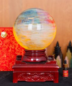 Quả Cầu Đá Núi Lửa Vàng 2A 8,59kg 011-0612A-8,59