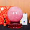 Quả Cầu Thạch Anh Hồng 9A 4,05kg 011-0769A-4,05