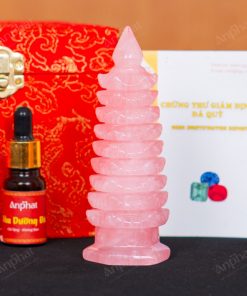 Tháp Văn Xương Thạch Anh Hồng 2A 0,26kg 024-0762A-0,26