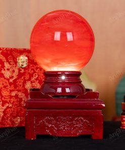 Quả Cầu Đá Núi Lửa Đỏ 6A 3,02kg 011-0596A-3,02